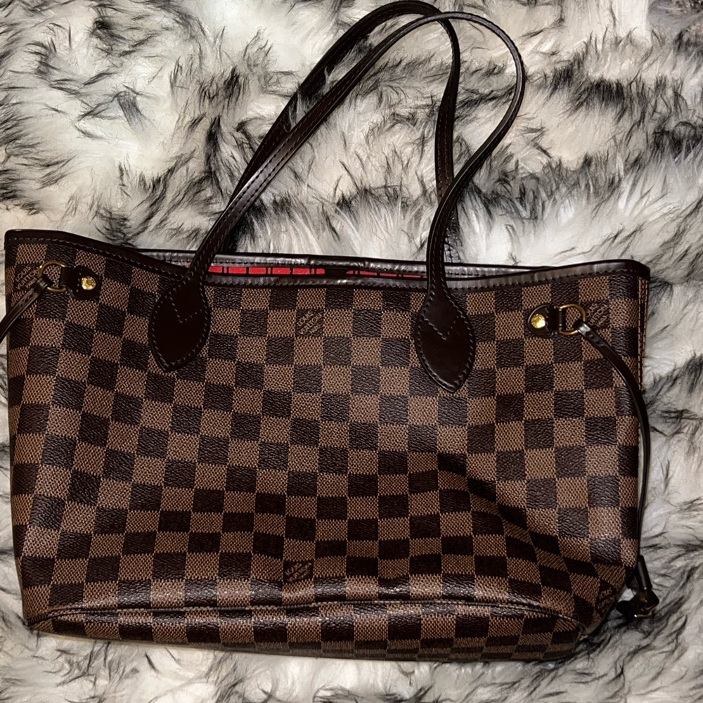 LOUIS VUITTON DAMIER EBENE PM CANVAS TOTE